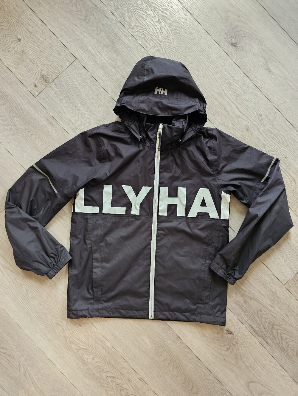 Helly Hansen Kids Jr Block It Waterproof Rain Jacket Shell, Size 164 / 14